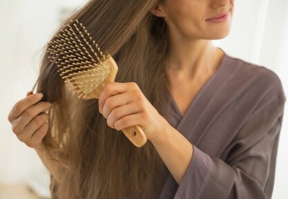 Richtiges Bürsten vermeidet Haarbruch