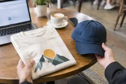 Persoon zegt geen megafoon nodig te hebben, alleen dat T‑shirt